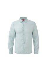 Linen Long Sleeves-Baby-Blue