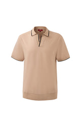 open collar -Tan