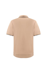 open collar -Tan