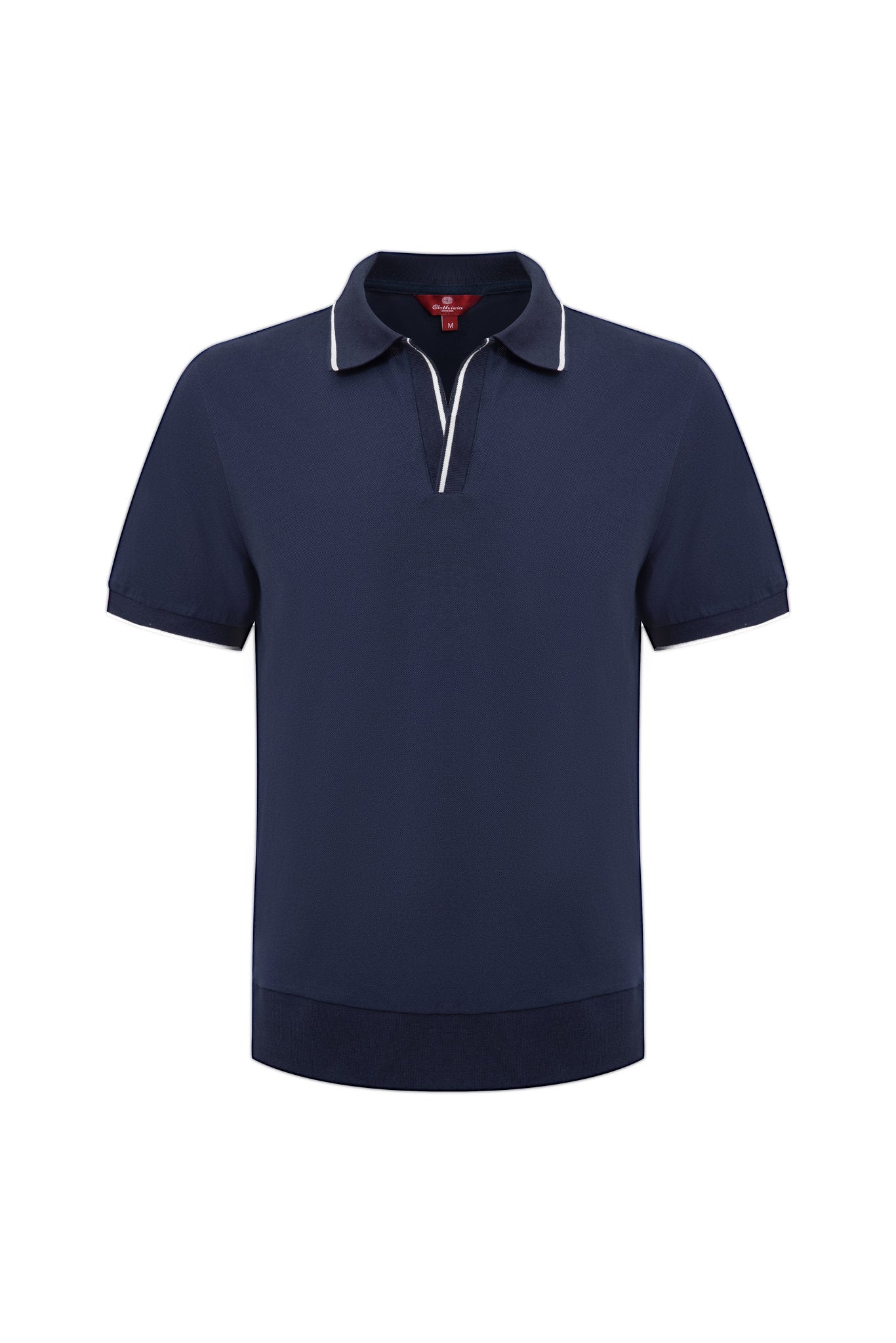 open collar -Navy