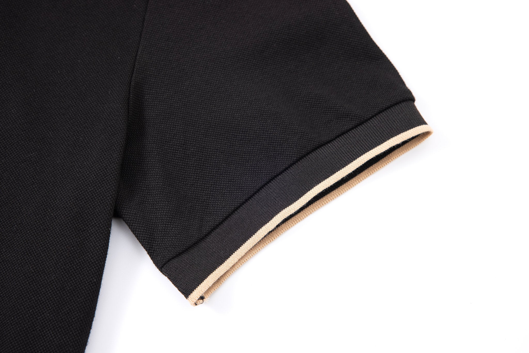 open collar -Black
