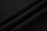 open collar -Black