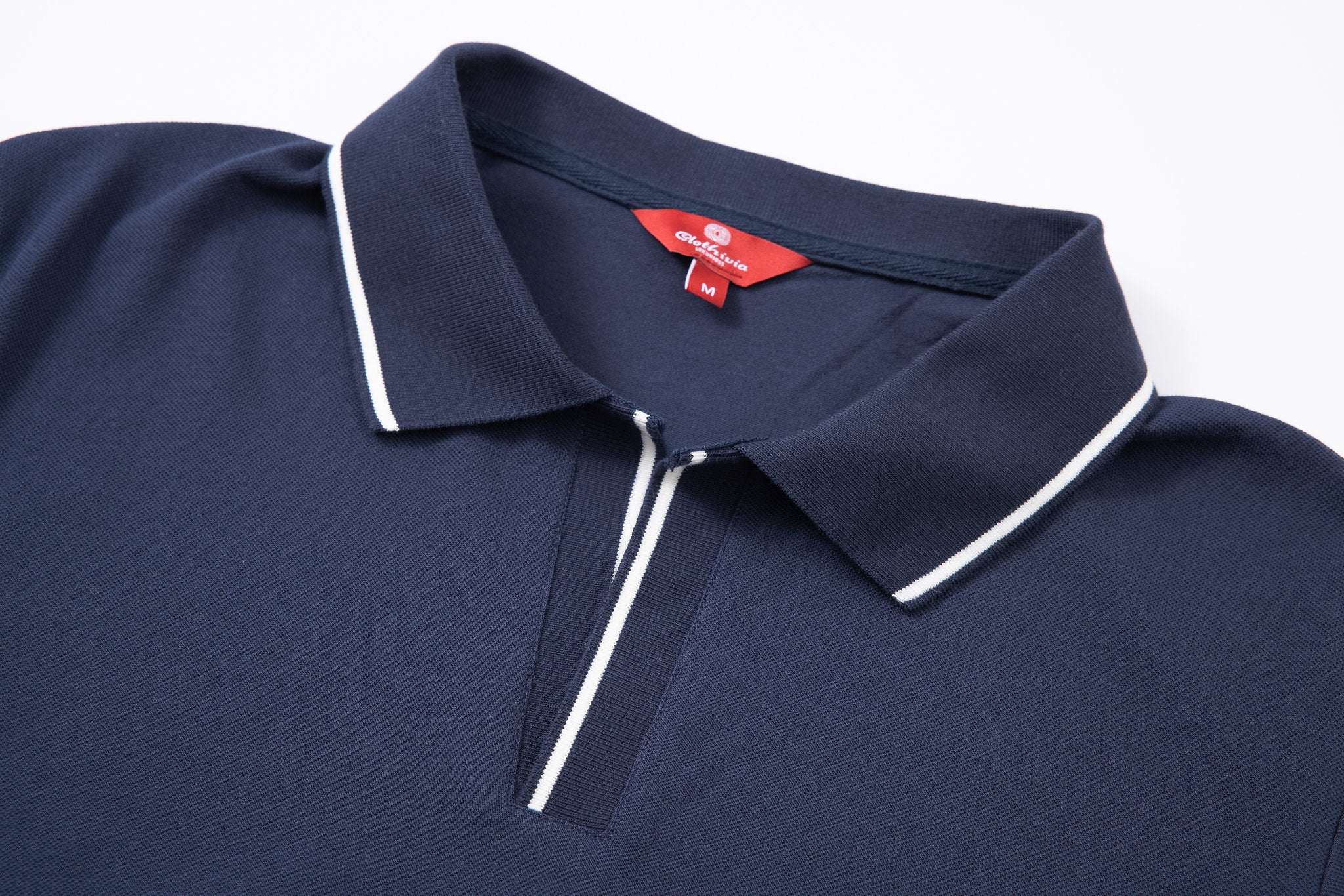 open collar -Navy