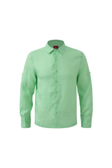 Linen Long Sleeves-Pastel-Mint