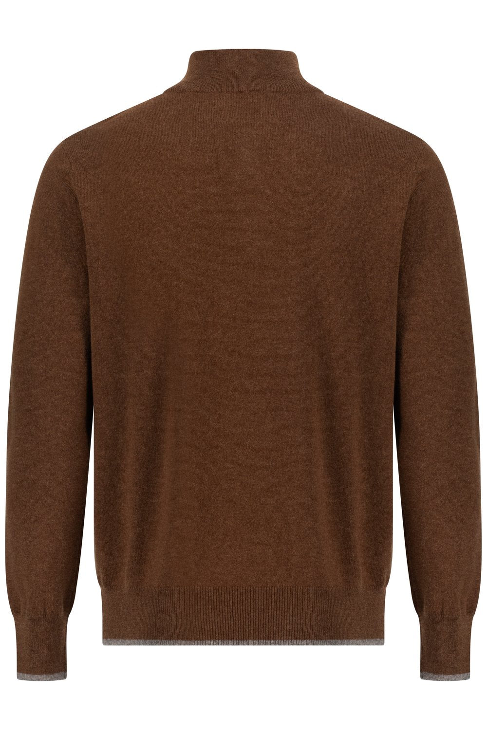Cashmere half zip sweater mocha
 vapor