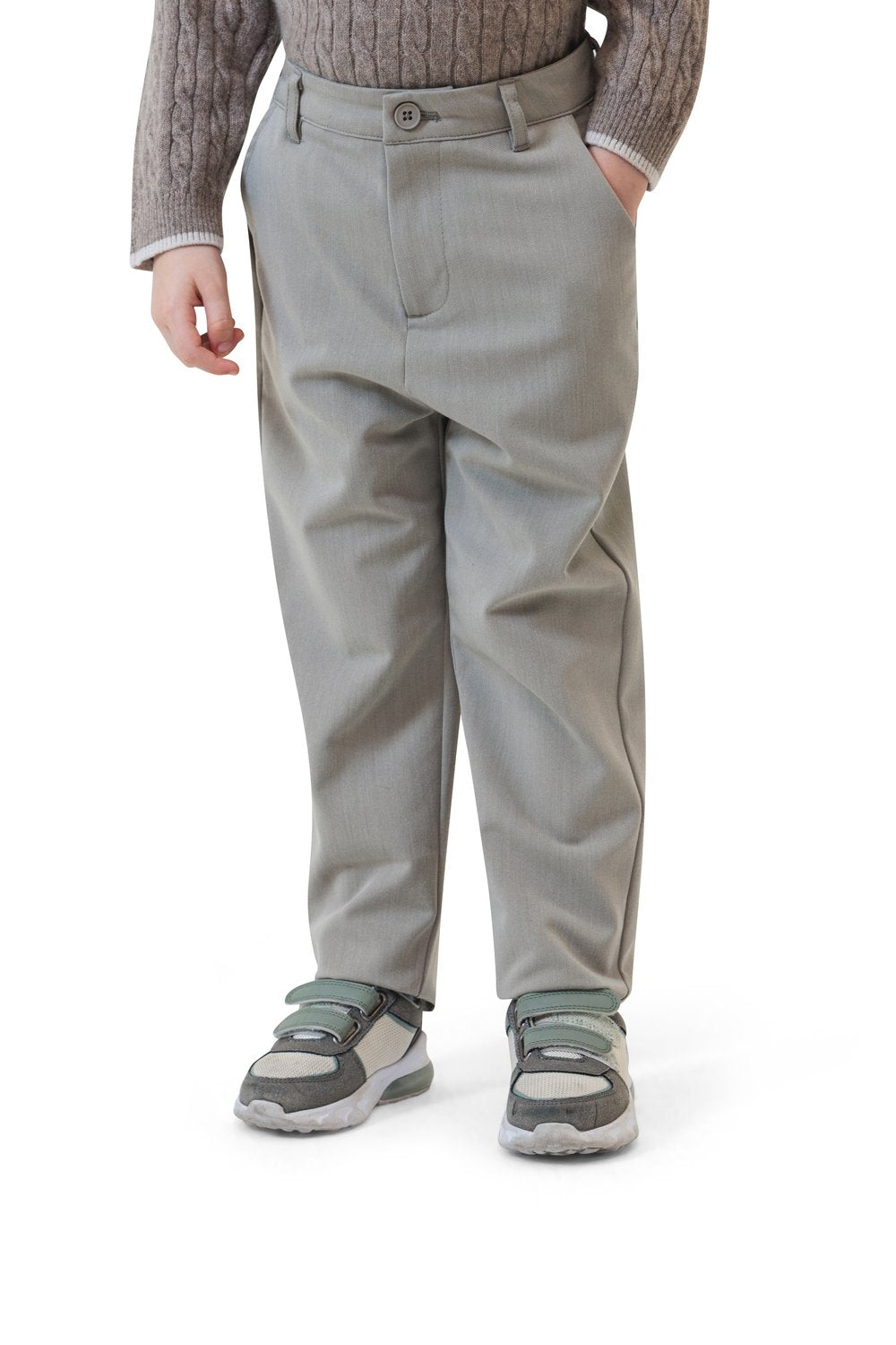 Kid's tailored  trousers mist grey