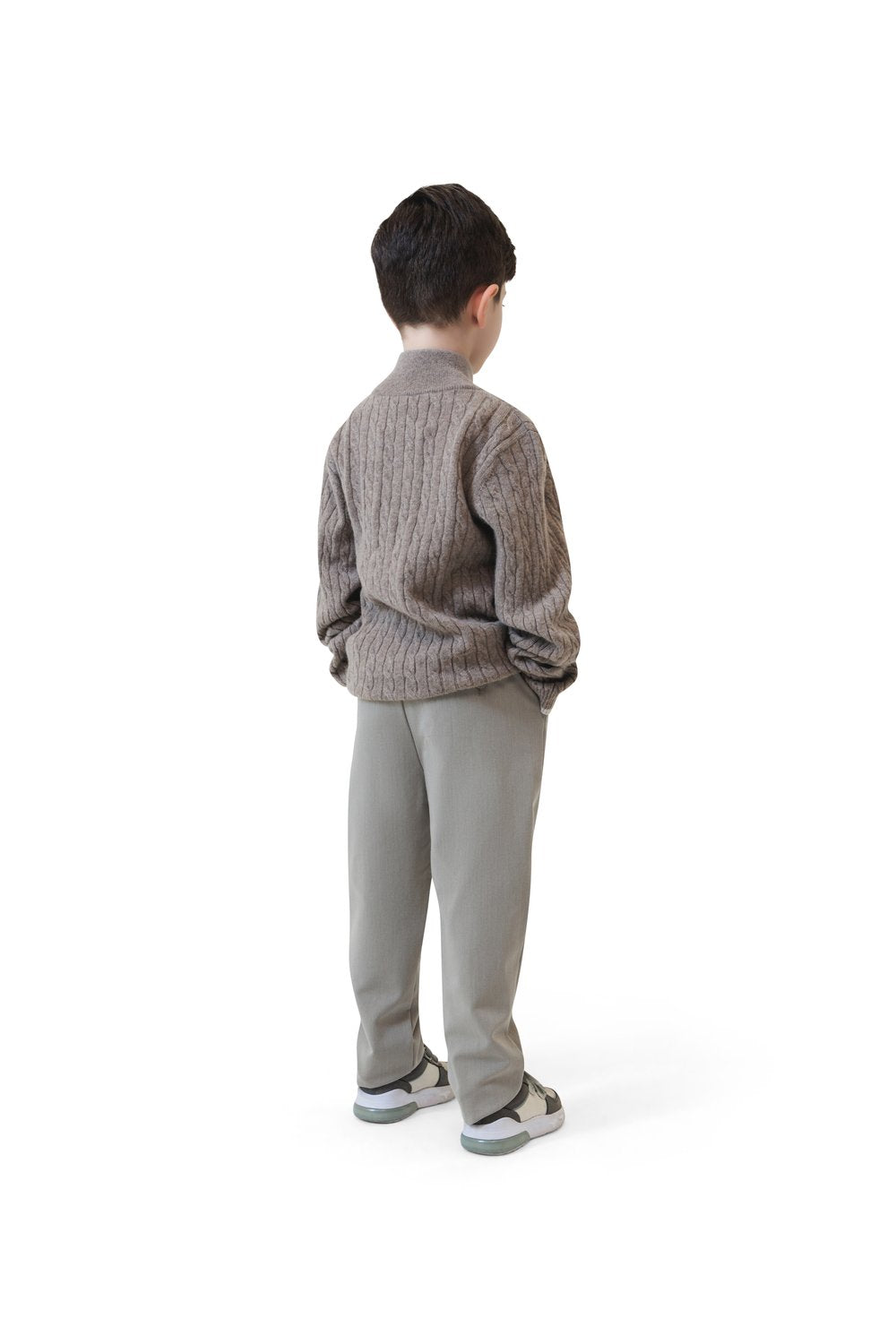 Kid's tailored  trousers mist grey