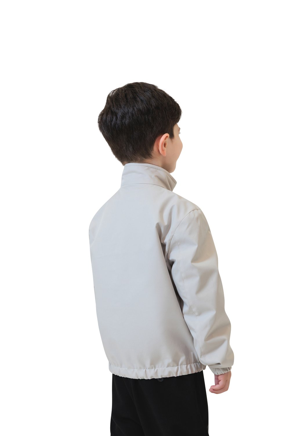 Kid's regent reversible bomber velvet sage