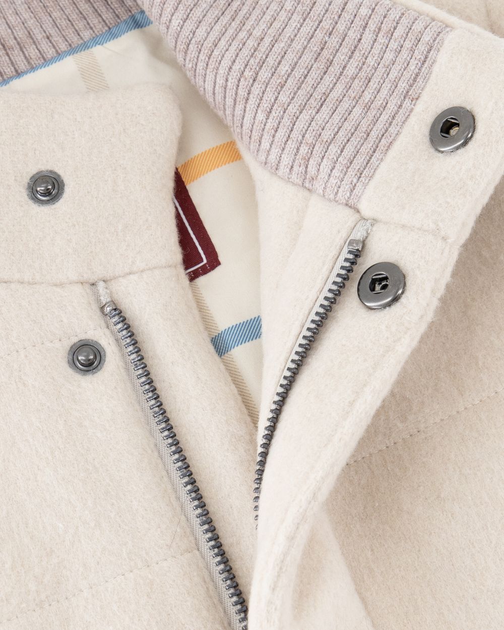 Kid's sereno wool vest matte beige
