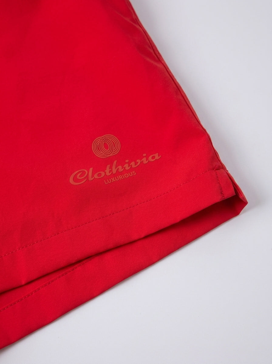 Premium swimming shorts imperial red