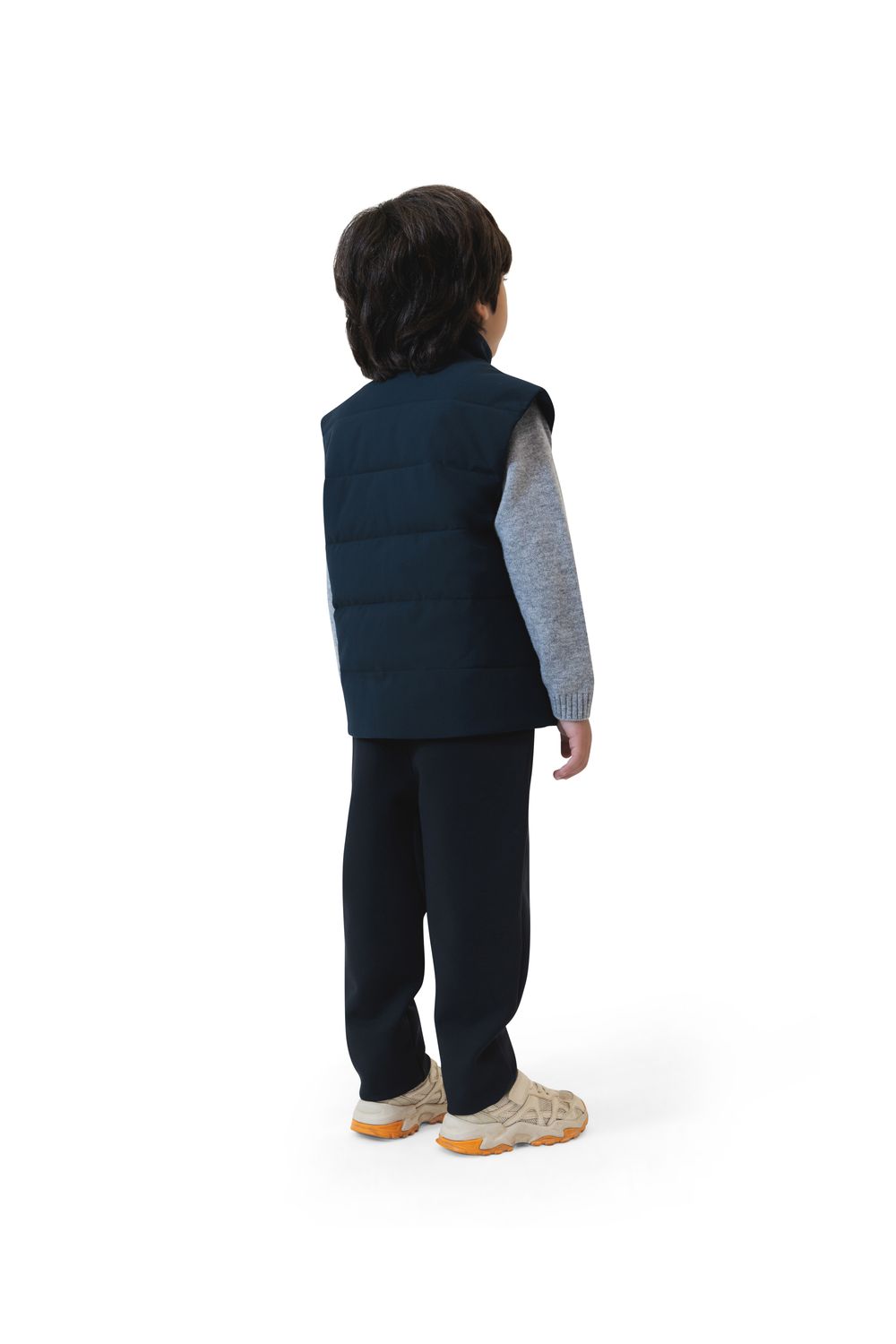 Kid's compact nylon trousers indigo night