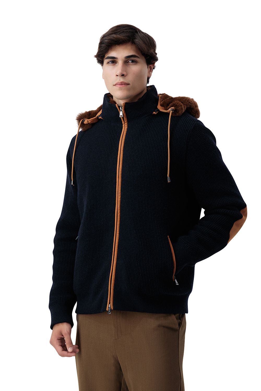 Summit wool hoodie indigo night