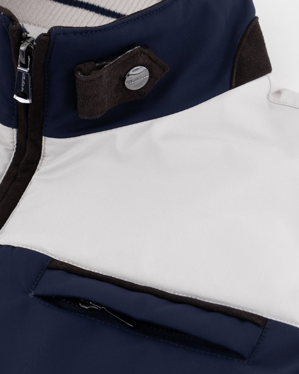 Contessa contrast vest indigo night