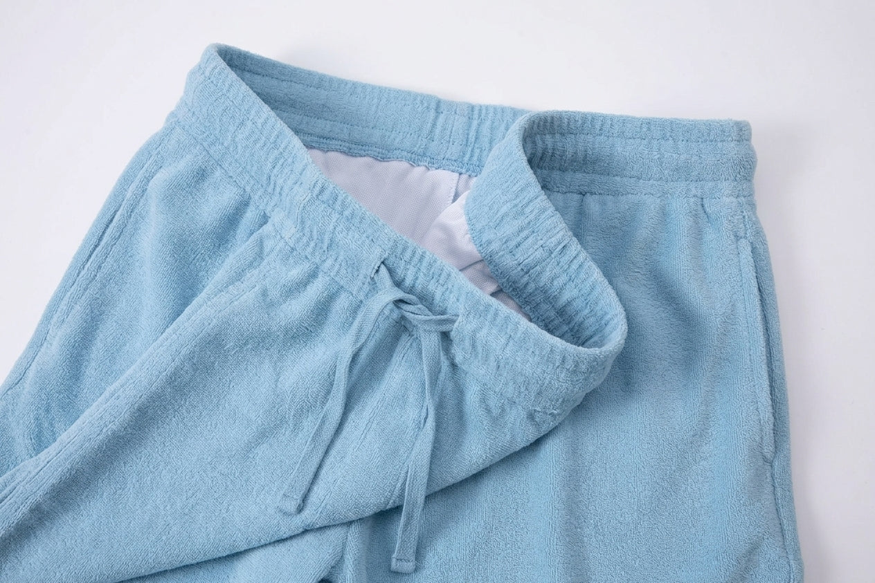 Towel short baby blue