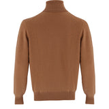 Cashmere High Neck-Brown