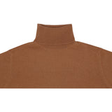 Cashmere High Neck-Brown