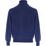 Cashmere High Neck-Navy