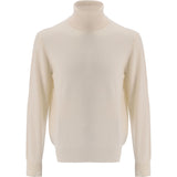 Cashmere High Neck-Ivory