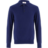 Cashmere Polo-Navy