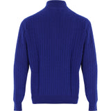 Cashmere Quarter Zip-Navy