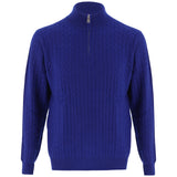 Cashmere Quarter Zip-Navy