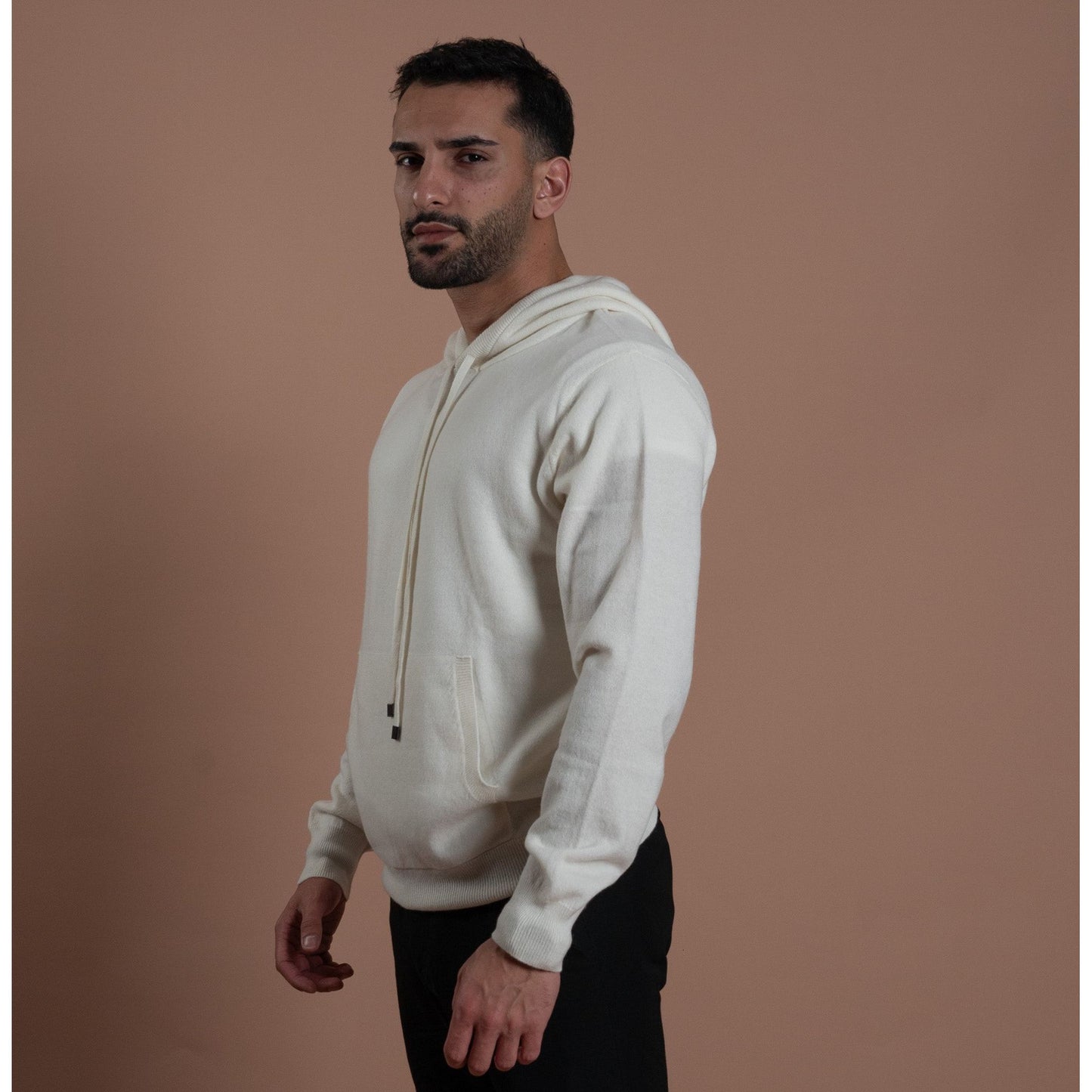 Cashmere Hoodie-Ivory