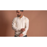 Cashmere Polo-Ivory