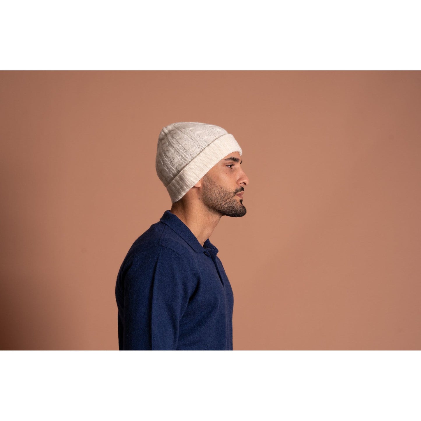 Cahmere Beanie-Ivory