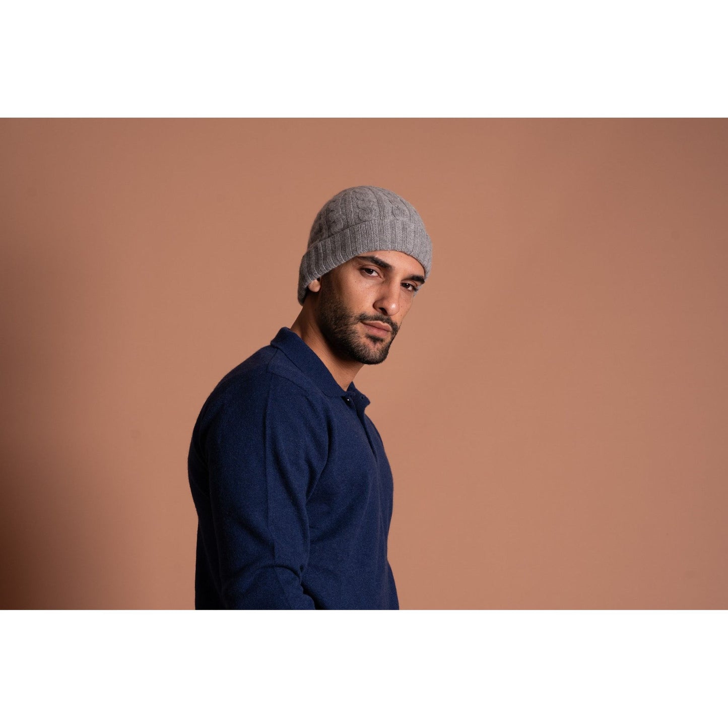 Cahmere Beanie-Ivory