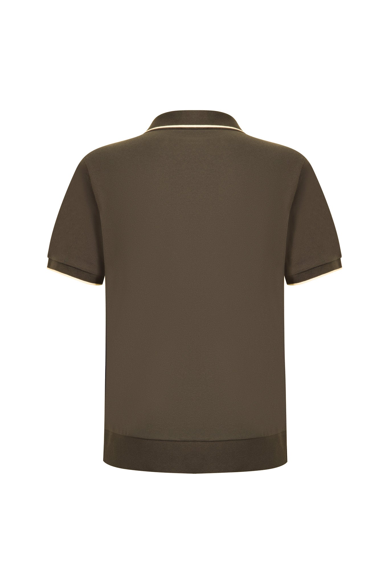 Open collar-Olive