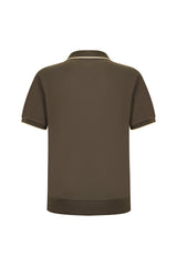 Open collar-Olive