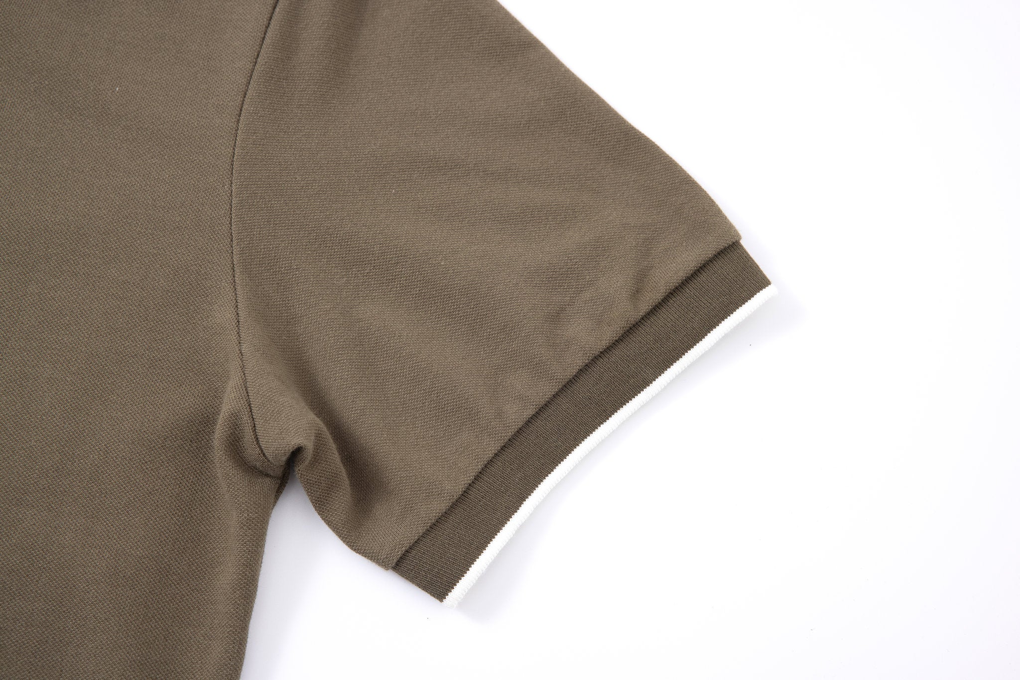 Open collar-Olive