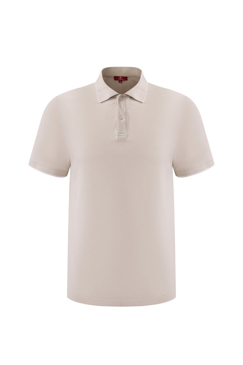 polo shirt -Beige