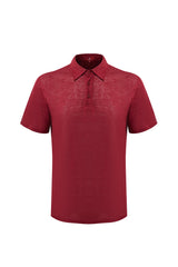 polo linen -Burgundy