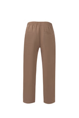 Linen Pants-Brown