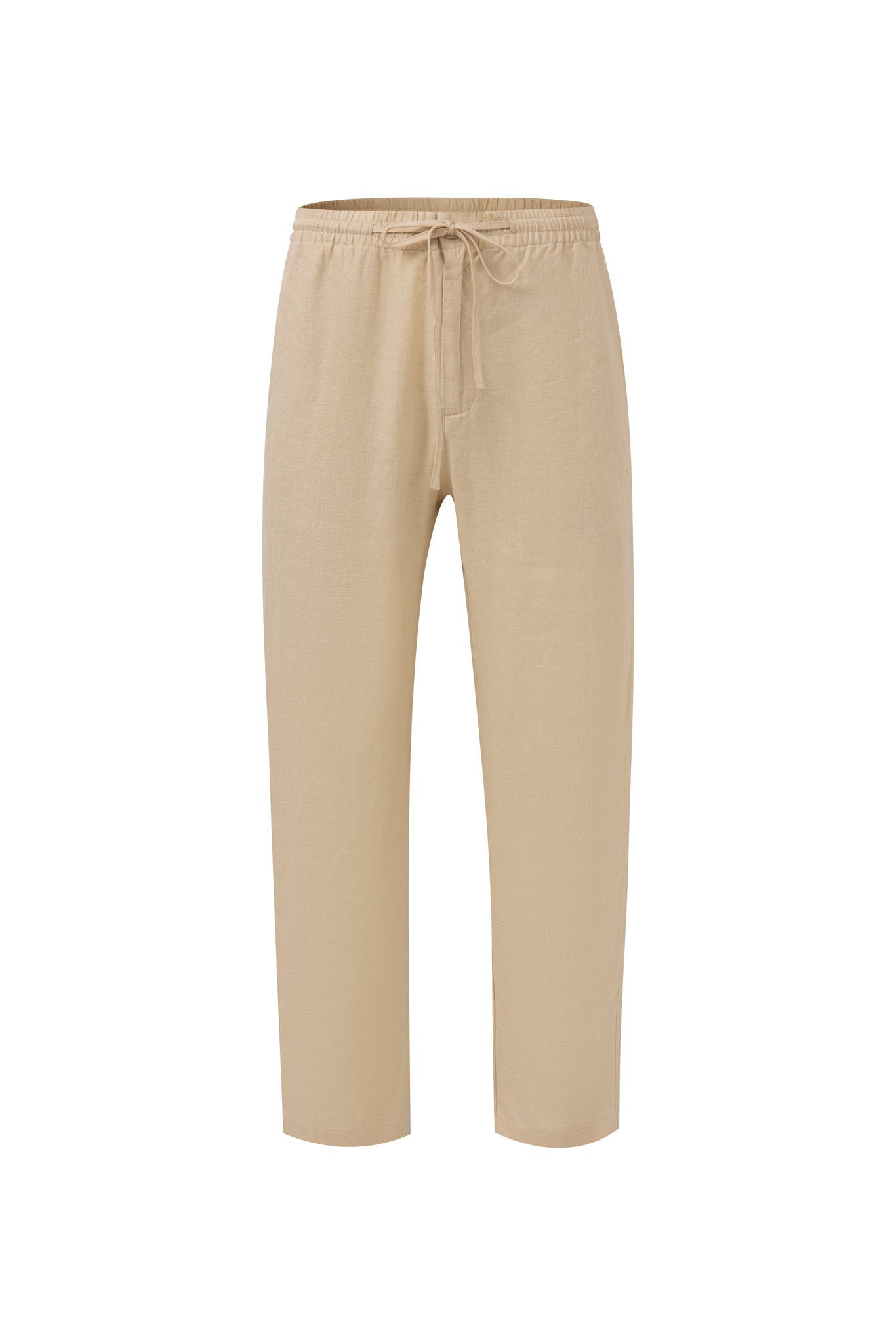 Linen Pants-Beige