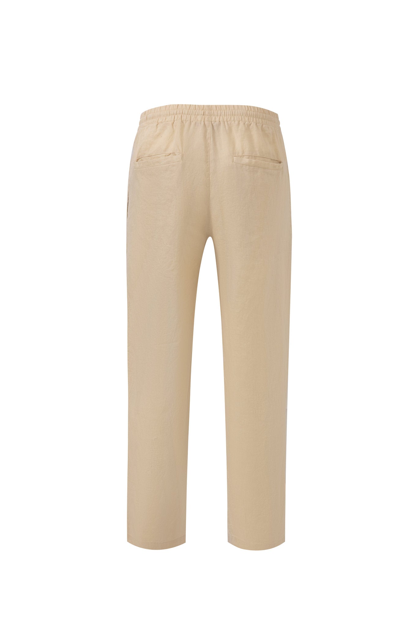 Linen Pants-Beige