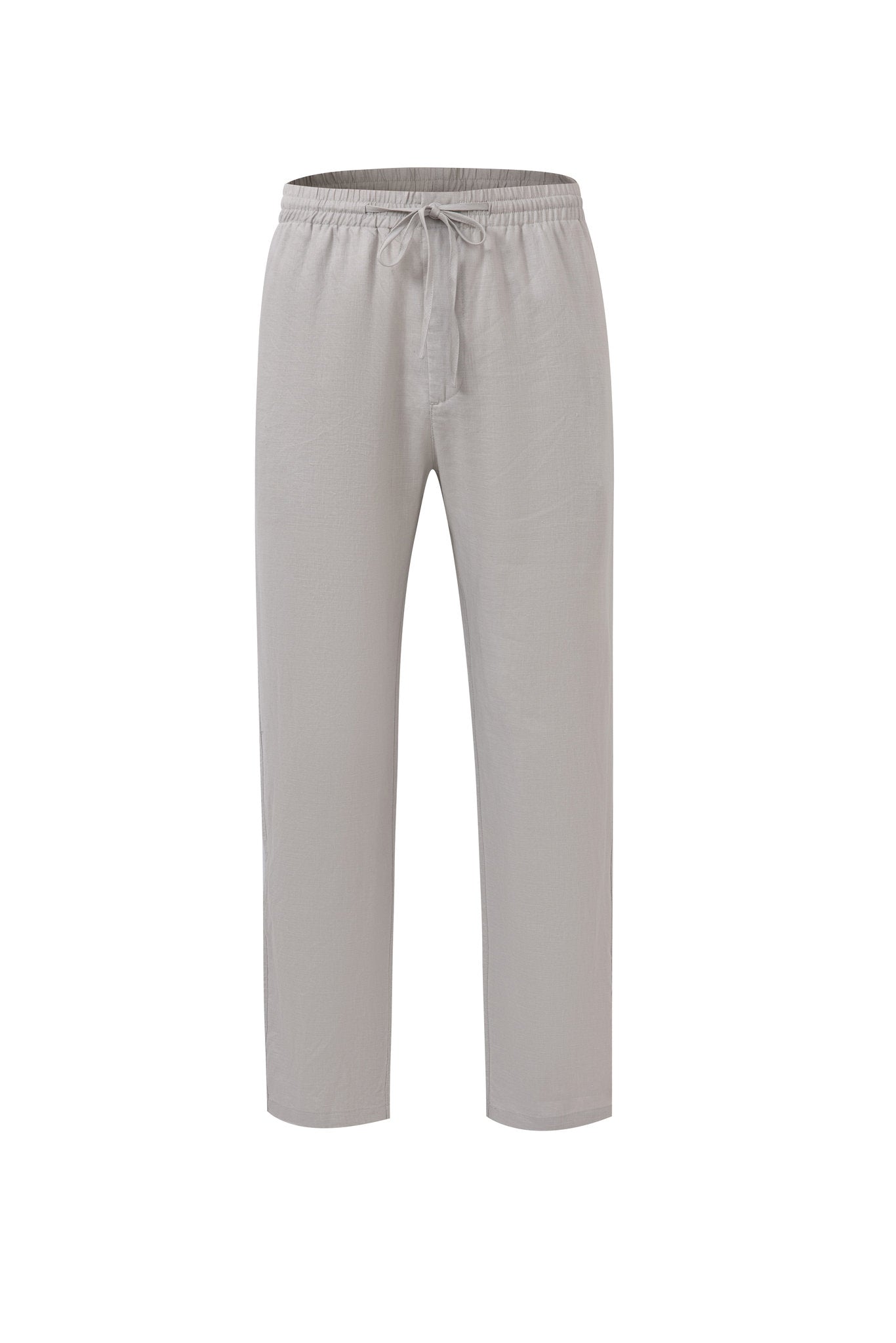 Linen Pants-Grey