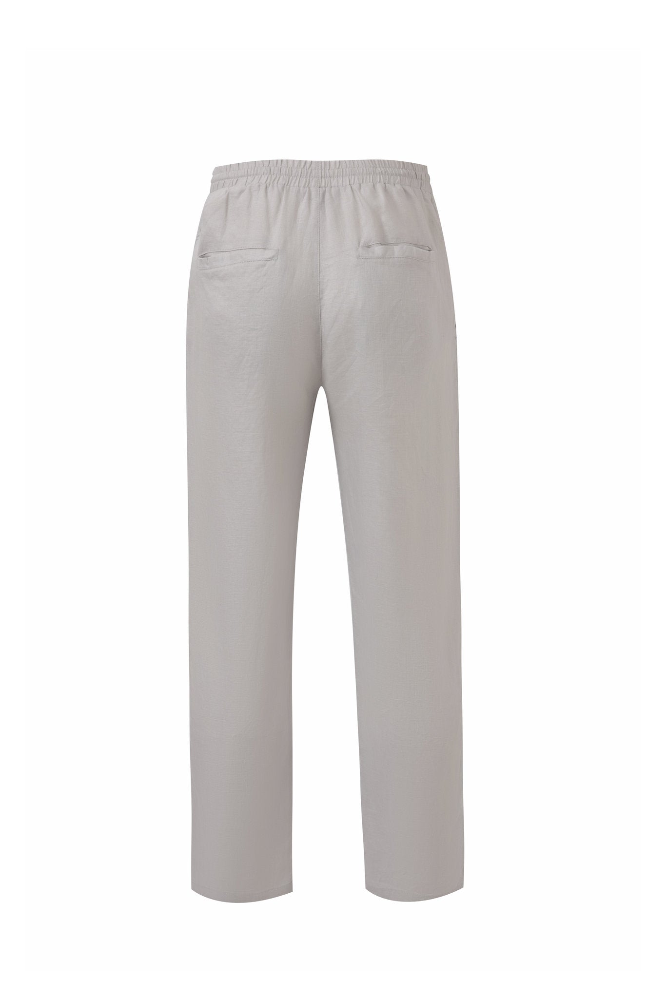 Linen Pants-Grey