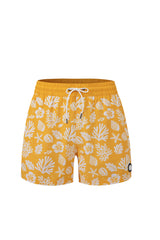 Sea Leaves Swim Short -Yellow