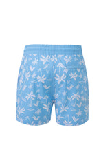 Aqua Palms Swim Shorts -Sky-Blue
