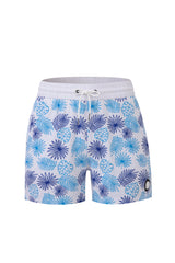 Tropical Swim Short - White