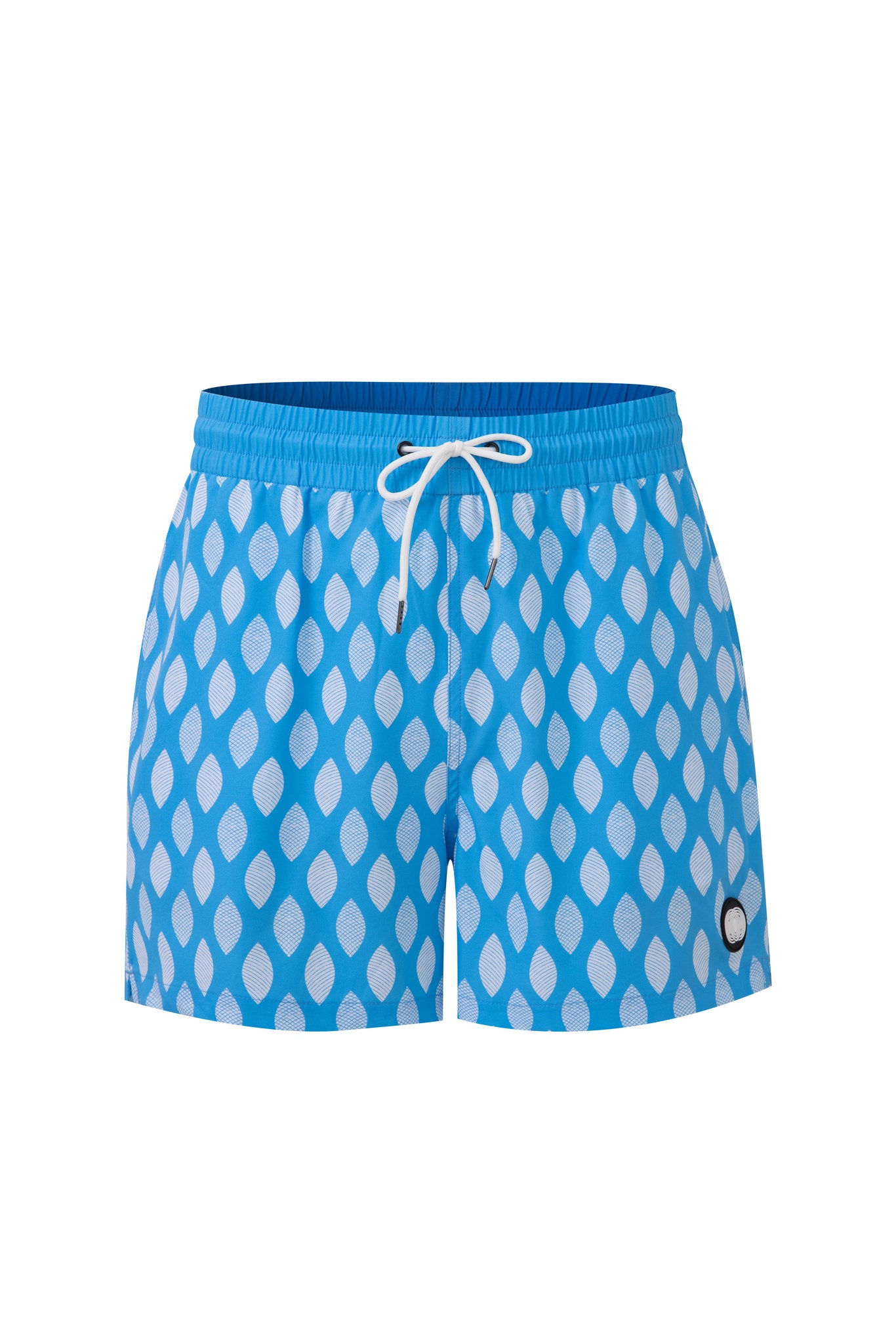 Azure Wave Swim Shorts -Skyblue