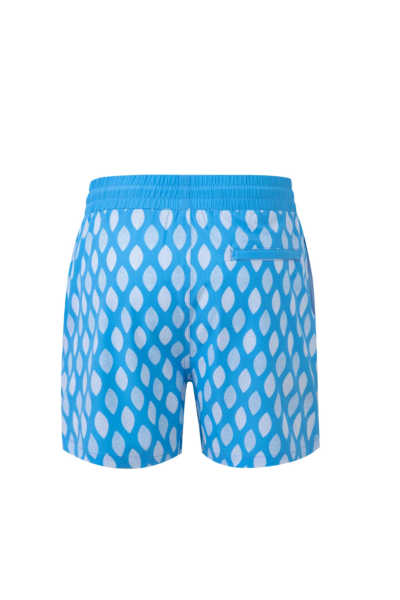 Azure Wave Swim Shorts -Skyblue