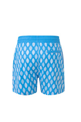 Azure Wave Swim Shorts -Skyblue