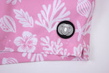 Sea Leaves Swim Short -Pink
