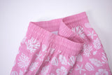 Sea Leaves Swim Short -Pink