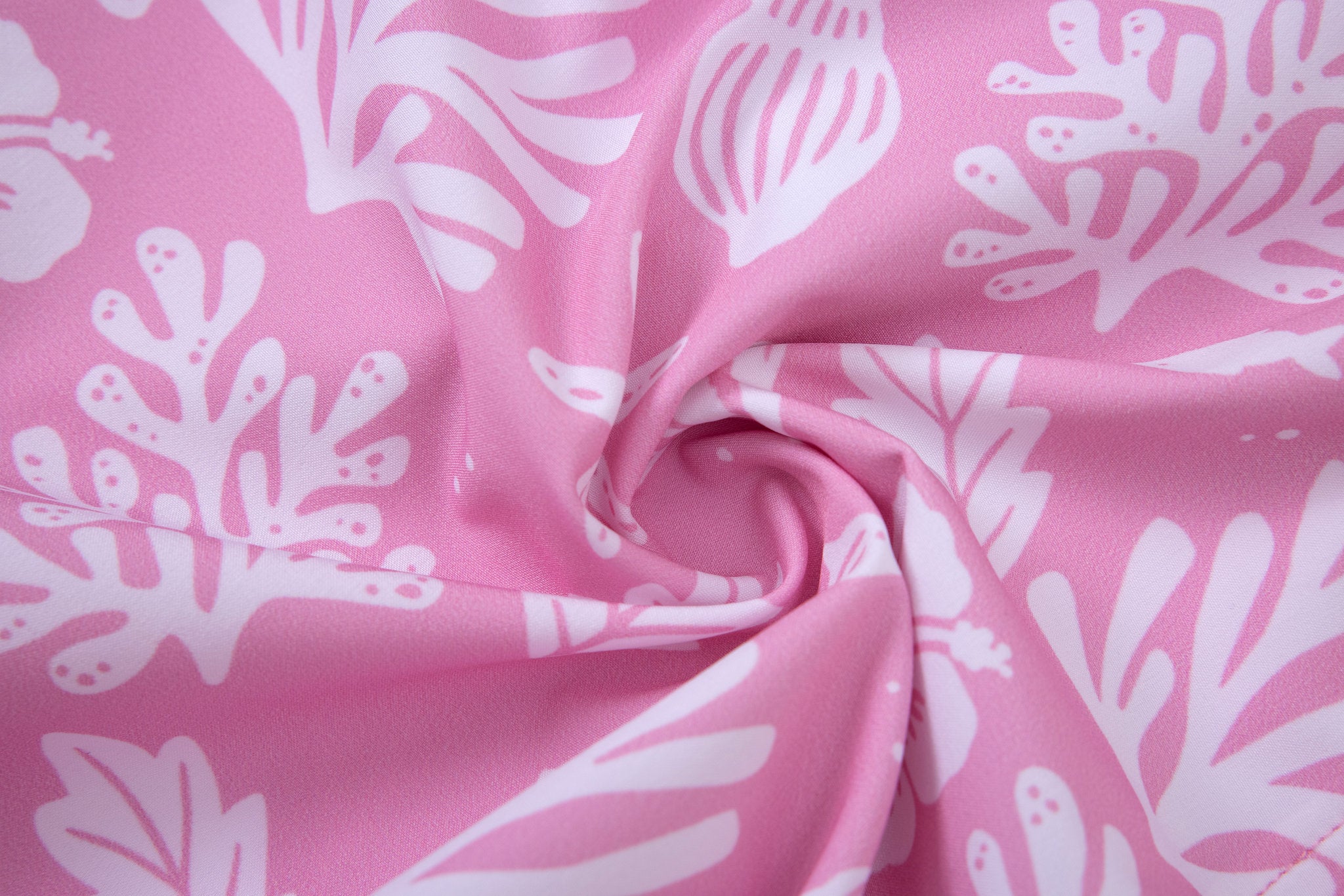 Sea Leaves Swim Short -Pink