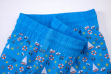 Nautical Swim Shorts -Blue