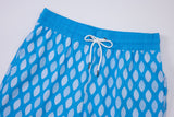 Azure Wave Swim Shorts -Skyblue